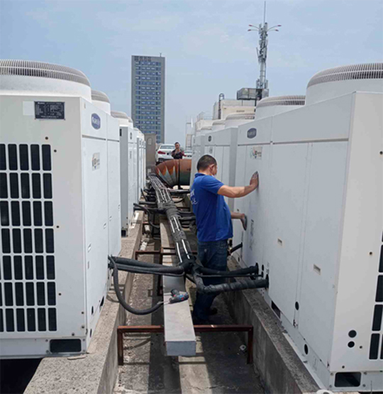 揭西中央空调制热和不制冷系统维修方法